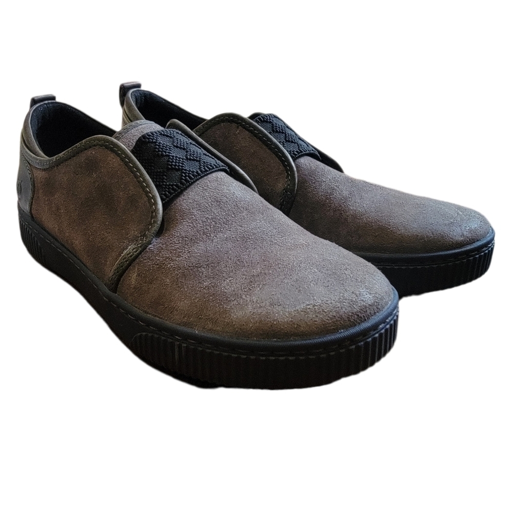 Born Callisto in Peltro Distressed Upper Leather Slip On Suede Lining Shoes 8.5